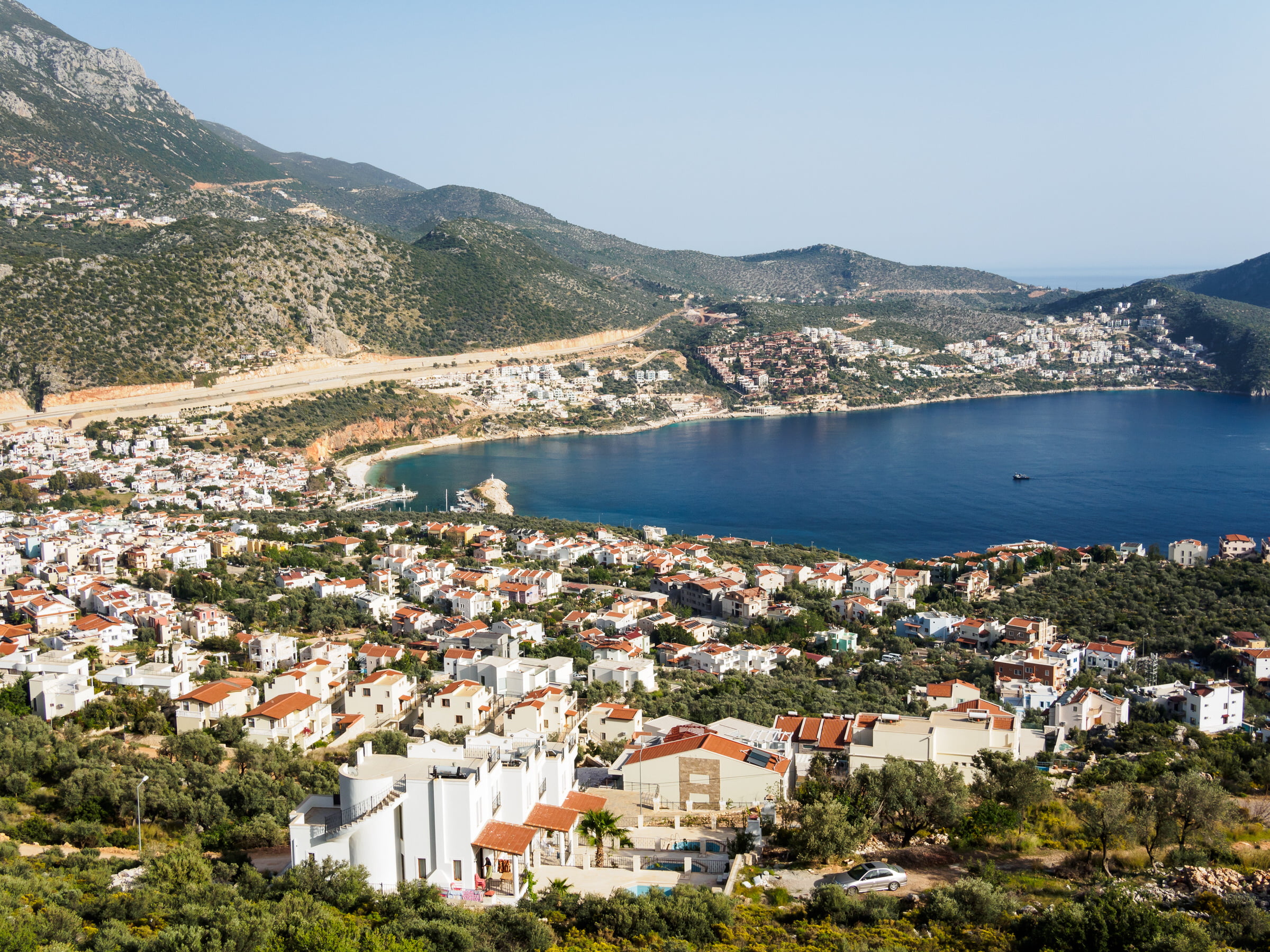 Kalkan Turkey bay and town