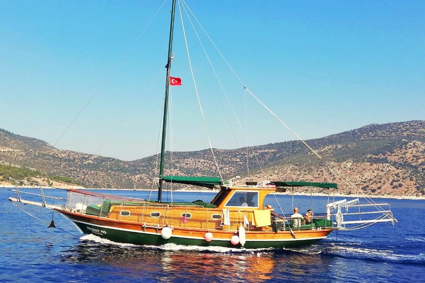 Gullet Boat trip in Kalkan Turkey