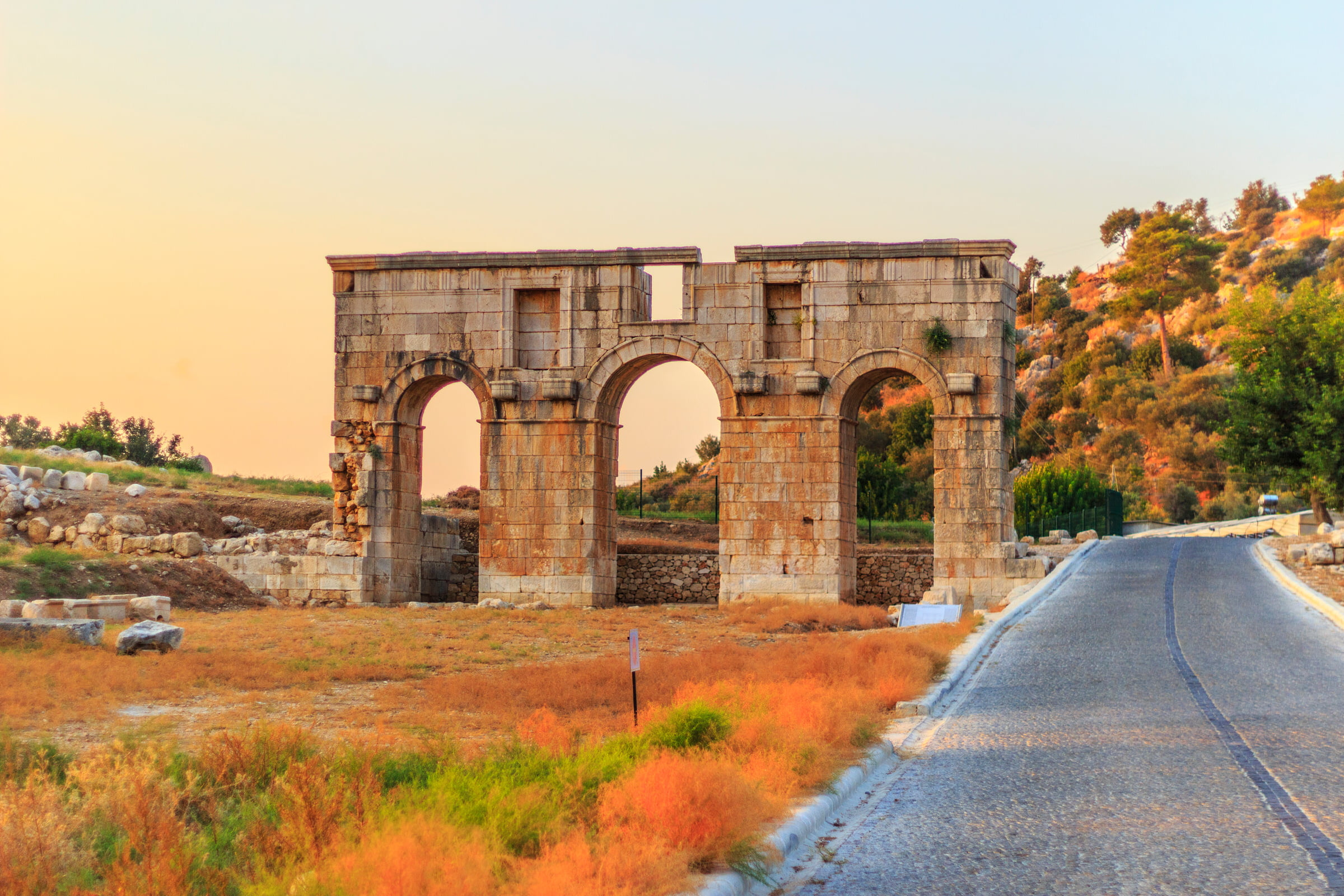 Roman Archway at Patara Ancient City