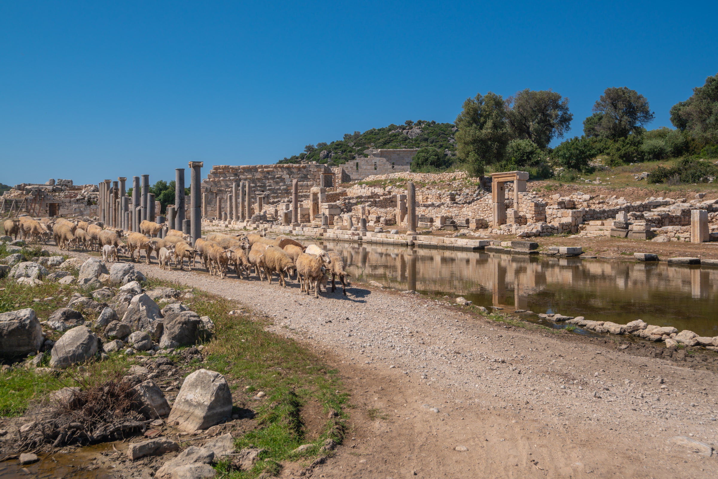 Patara ancient street