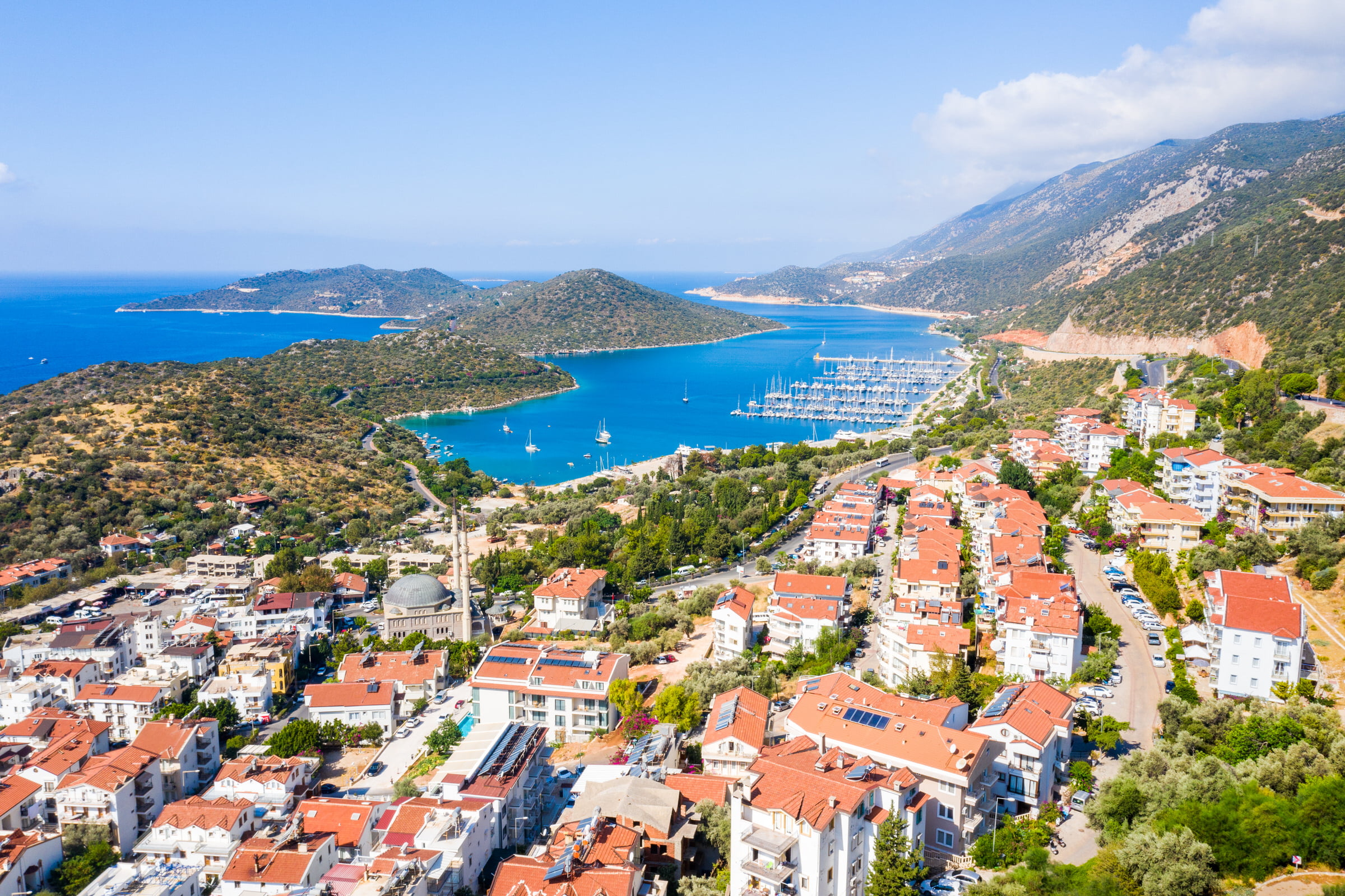 Panoramic View of Kas Turkey