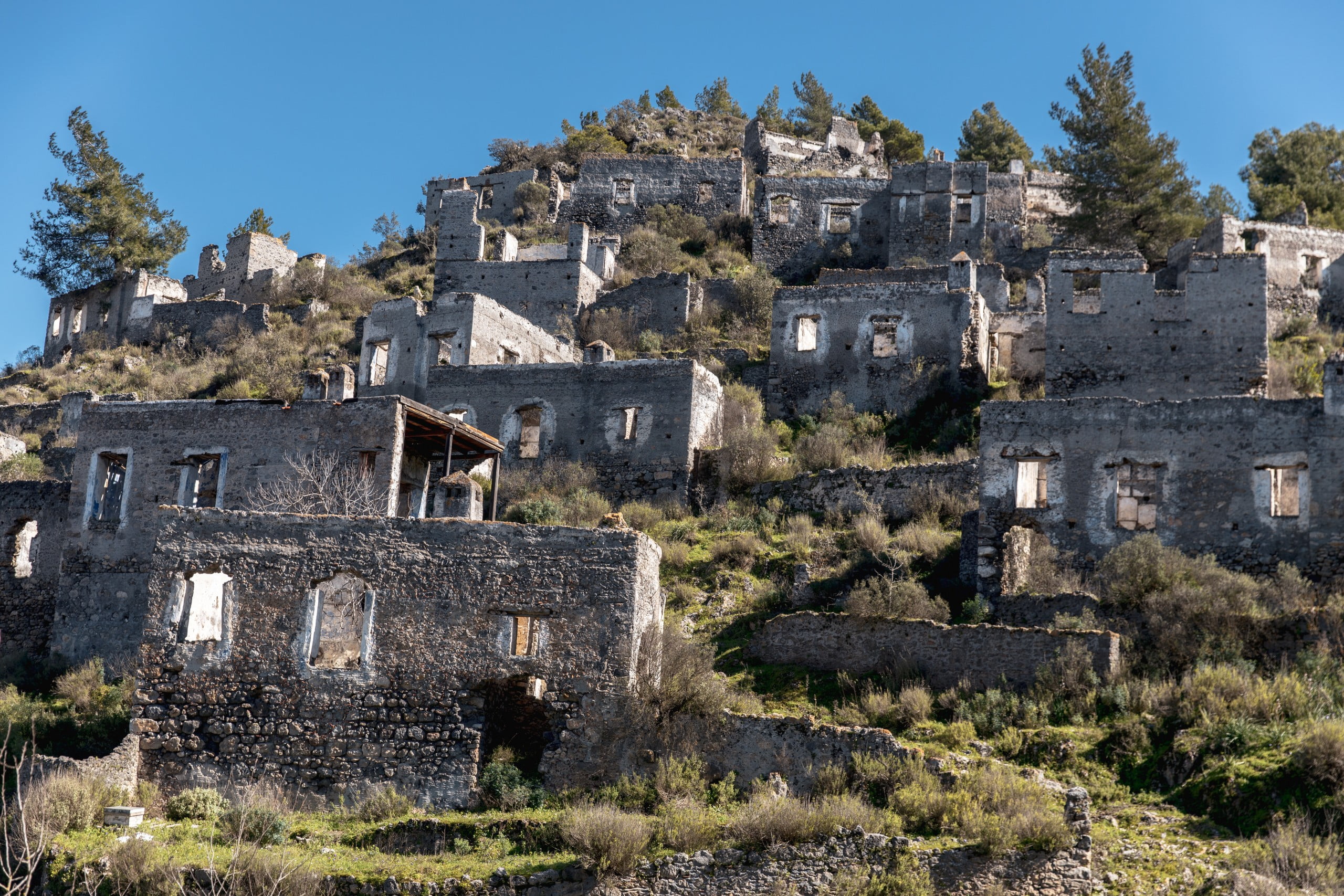 Ruins at Kayakoy Ghost Town