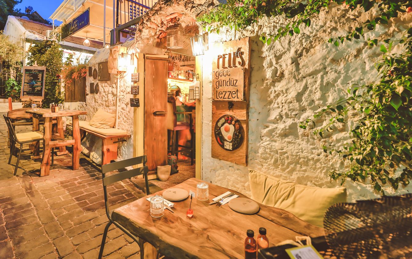 Pell's restaurant Kas Turkey