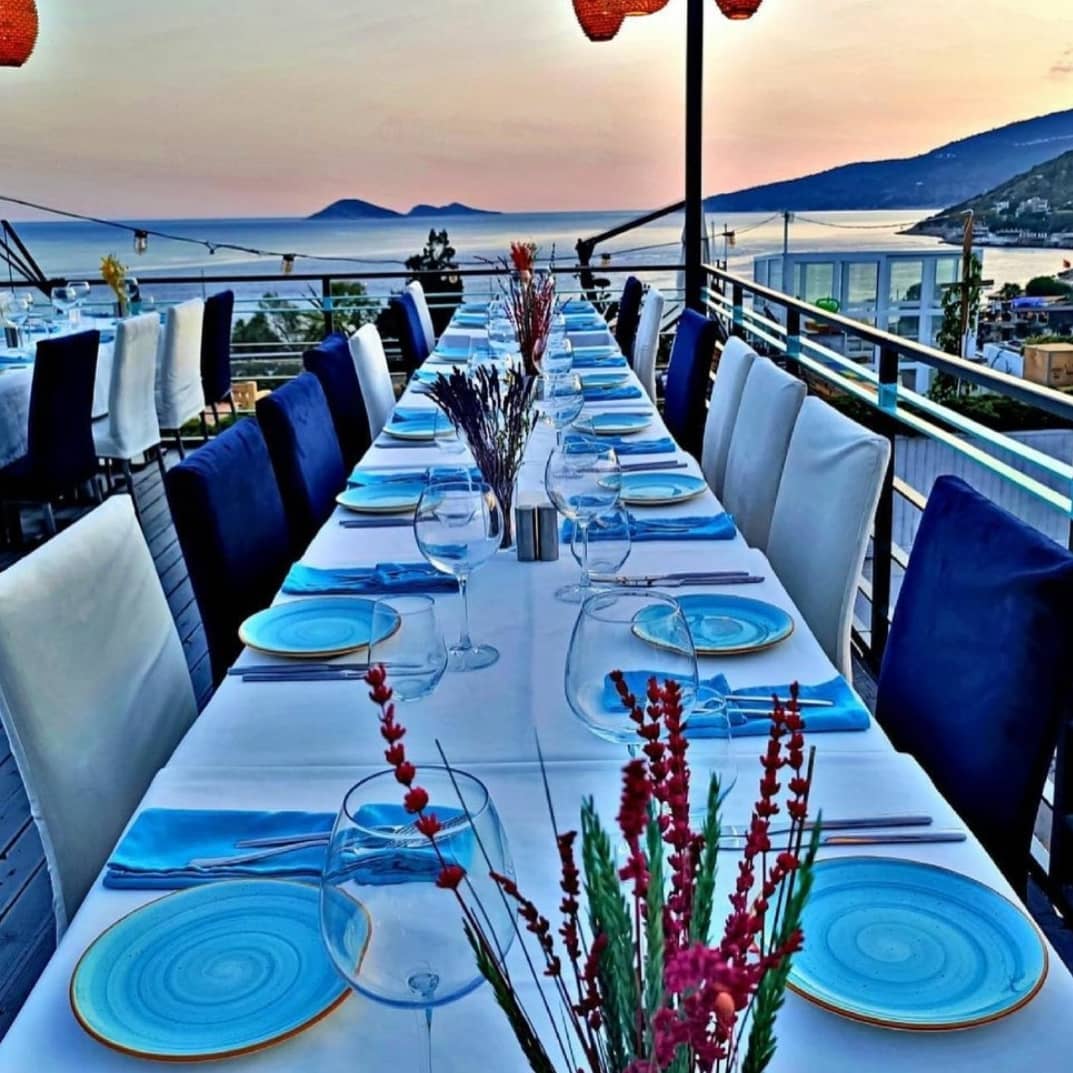 Lal Restaurant Kalkan Roof Terrace
